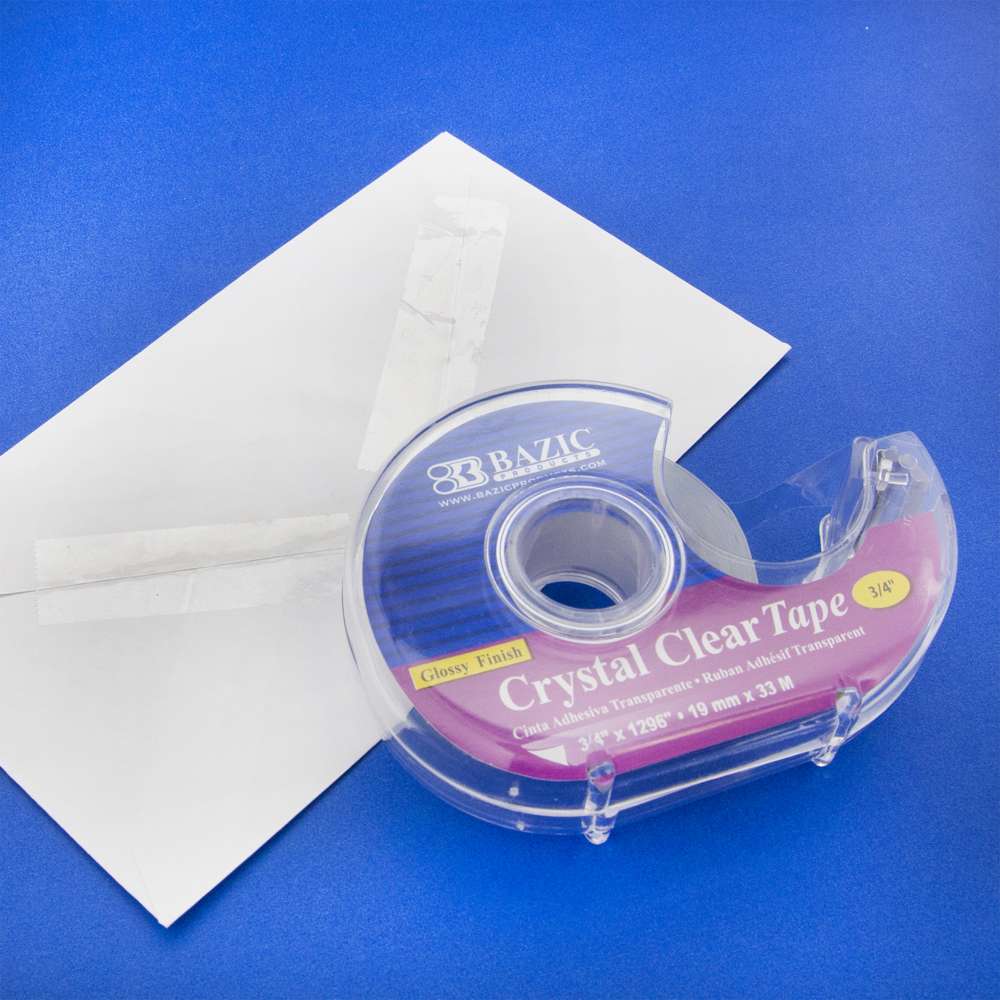 Tape Clear 3/4" X 1296" W/Dispenser