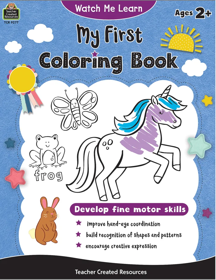 Watch Me Learn: My First Coloring Book