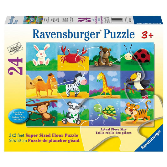 ANIMAL ADVENTURES FLOOR PUZZLE