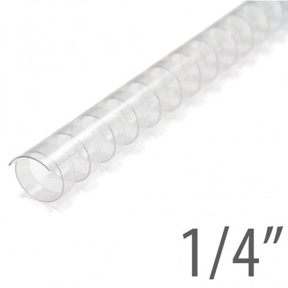 PLASTIC BINDING COMBS 1/4" (6MM) black