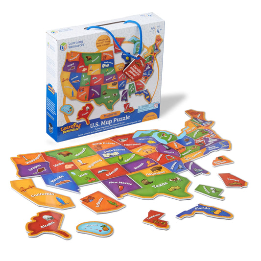 Magnetic U.S. Map Puzzle