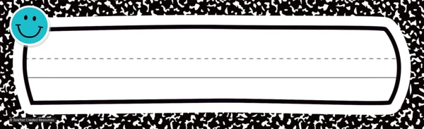 COOL FOR SCHOOL COMPOSITION FLAT NAME PLATES