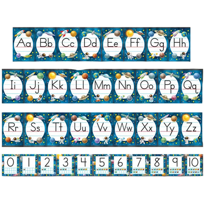 Outer Space Crew Alphabet Bulletin Board