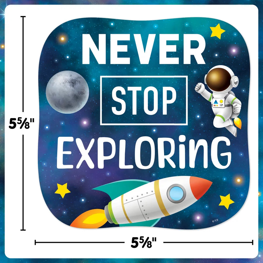 Outer Space Crew Positive Sayings Accents