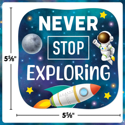 Outer Space Crew Positive Sayings Accents