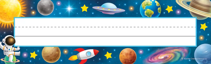 Outer Space Crew Flat Name Plates