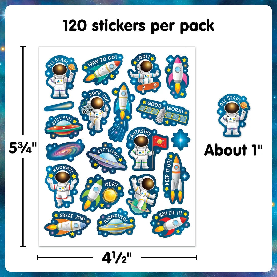 Outer Space Crew Stickers