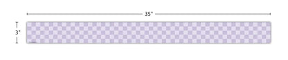 Cool for School Purple Checkers Straight Border Trim