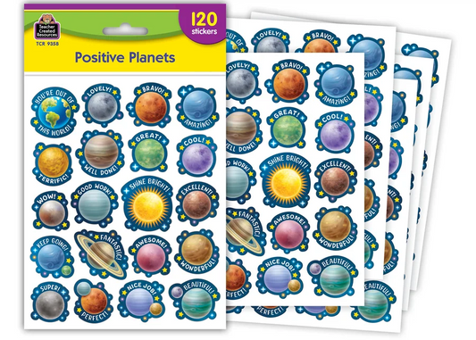 Positive Planets Stickers