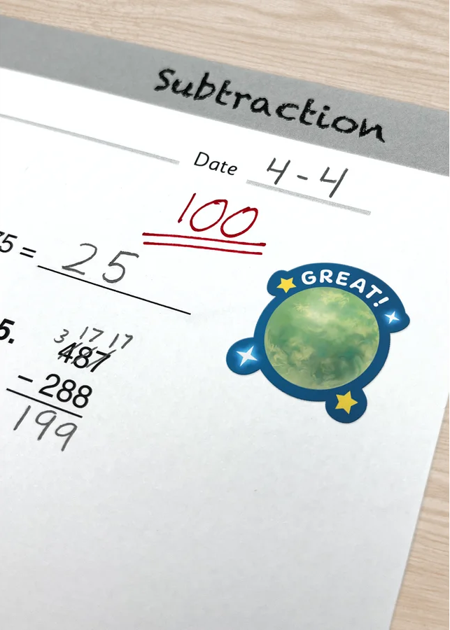 Positive Planets Stickers