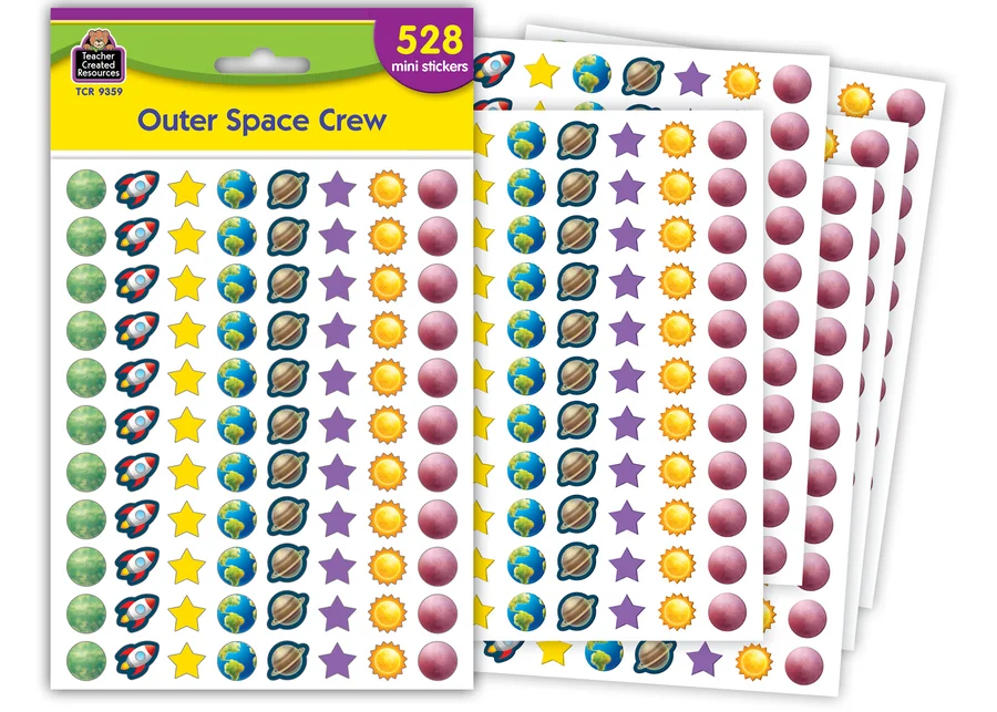Outer Space Crew Mini Stickers