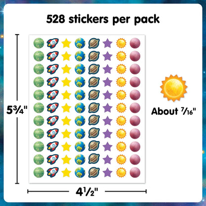 Outer Space Crew Mini Stickers