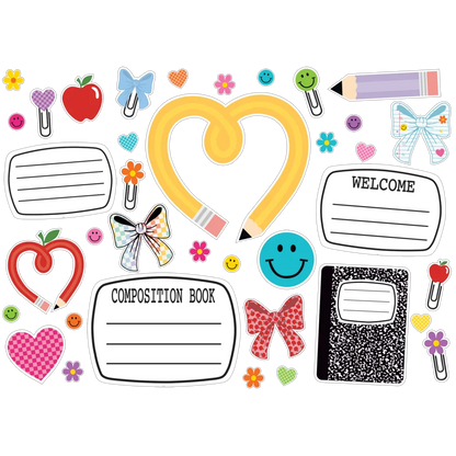 Cool for School Big & Bold Bulletin Board 43 PCS