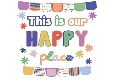 Color Crush This Is Our Happy Place Mini Bulletin Board
