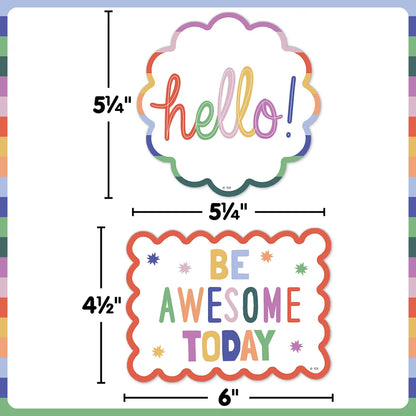Color Crush Positive Sayings Accents