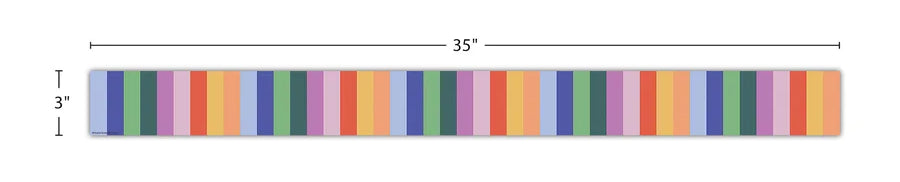 Color Crush Stripes Straight Border Trim