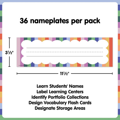 Color Crush Flat Name Plates