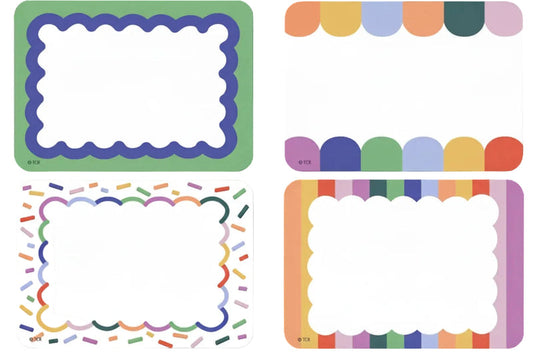 Color Crush Name Tags/Labels - Multi-Pack