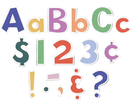 Color Crush 4" Fun Font Letters Combo Pack
