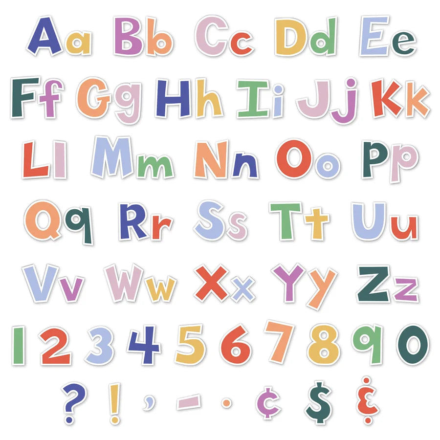 Color Crush 4" Fun Font Letters Combo Pack