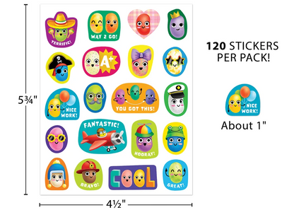 Jelly Bean Smelly Stickers