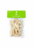 WOOD ALPHABET LETTERS 45MM 26PCS