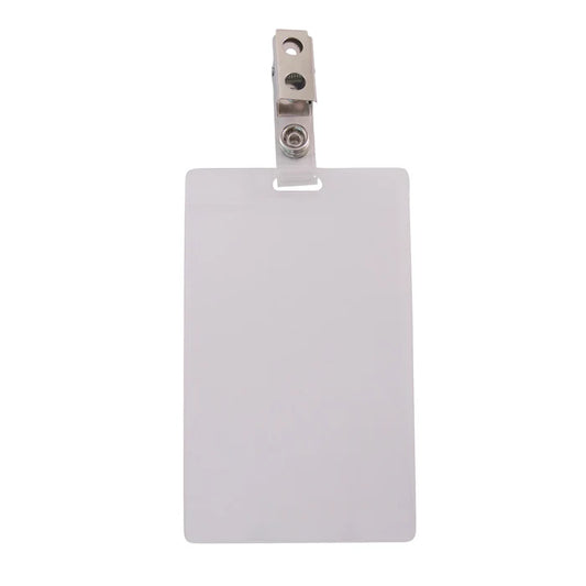 Badge Holder Self-Lamin w Clip Ver 2.25" x 3.5" Insert 25/pk