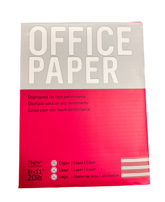 PAPEL COPIA 20LB 8.5" X 11"