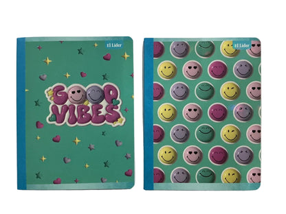 Libreta Cosida Smile Kids Fem | 100 Hojas