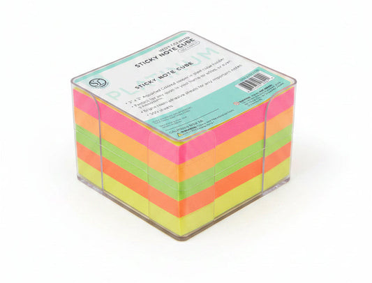 Sheet Sticky Note Cube | Neon