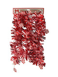 GARLAND THICK/CANDY CUT 9FT CND