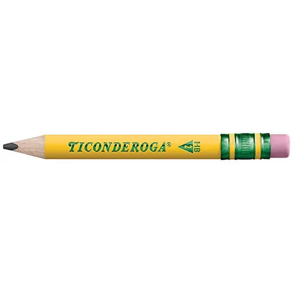 My First Short #2 Pencil 4ct Yellow