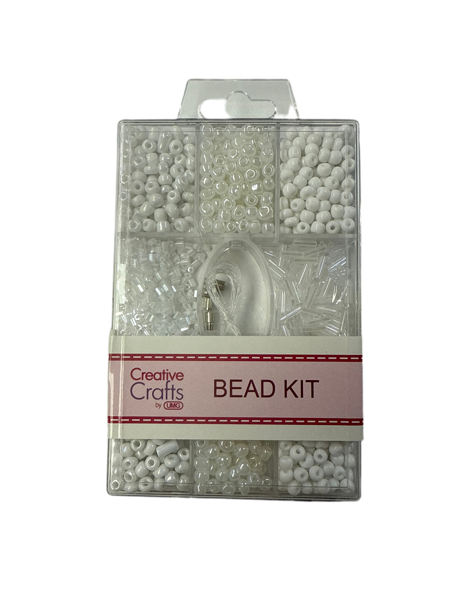 BEAD BOX 9COMP SAMPLER WHITE