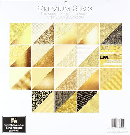 Solid Gold Cardstock Pad Foil – imagen 2 - JA Riollano
