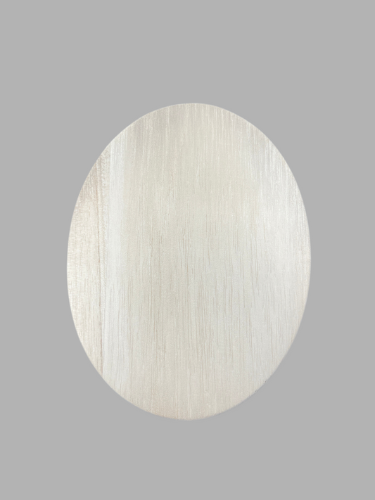 WOOD PLAQUE OVAL 18X14CM