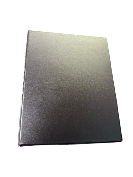 MINI BINDER BLACK 1" ROUND RING 175-SHEET CAPACITY