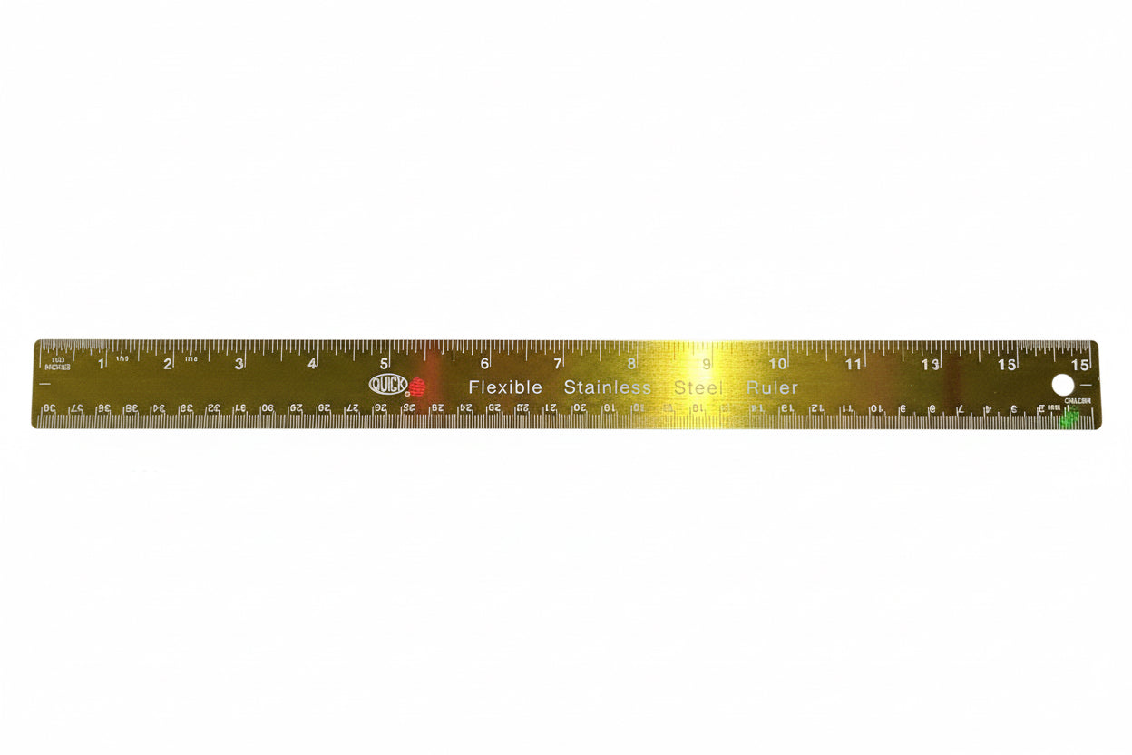 REGLA METAL COLOR 15"