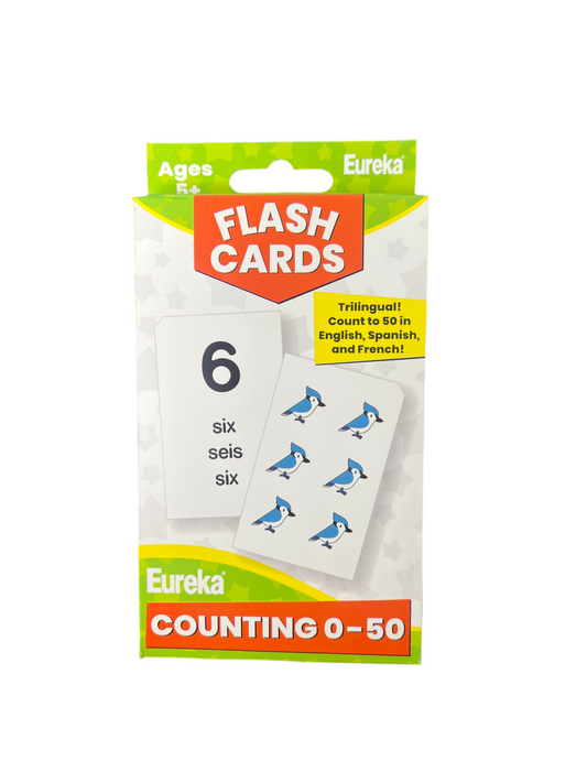COUNTING 0-50 FLASHCARDS