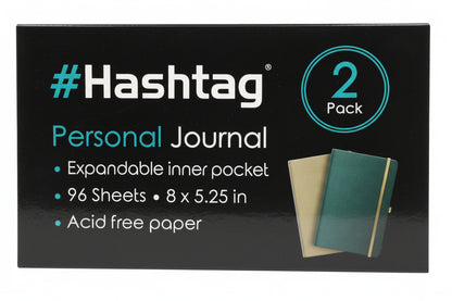 #Hashtag Personal Journal | 2 Pack |  8 X 5.25