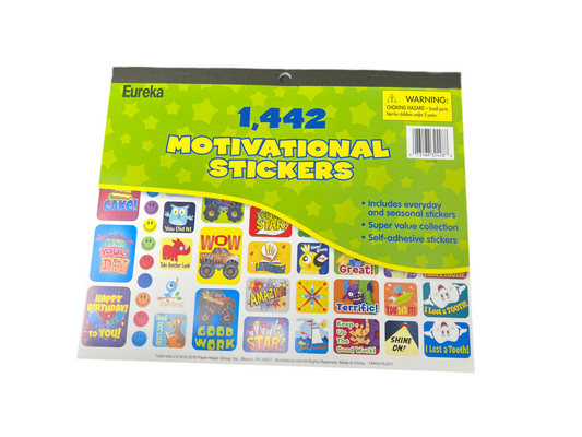 JUMBO STICKER BOOK 1,442 STICKERS