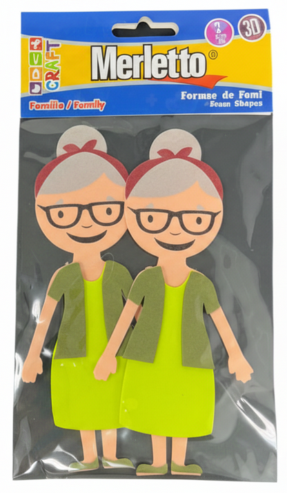 Formas Foamie Abuelos | 2 pcs