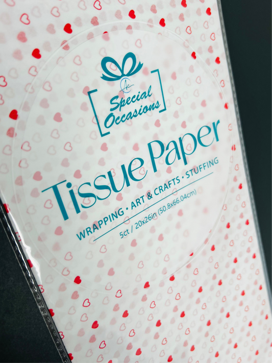 Heart design Tissue Paper