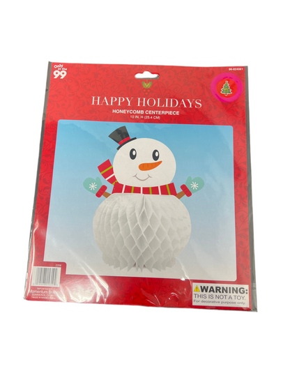 CHRISTMAS CENTERPIECE HONEYCOMB