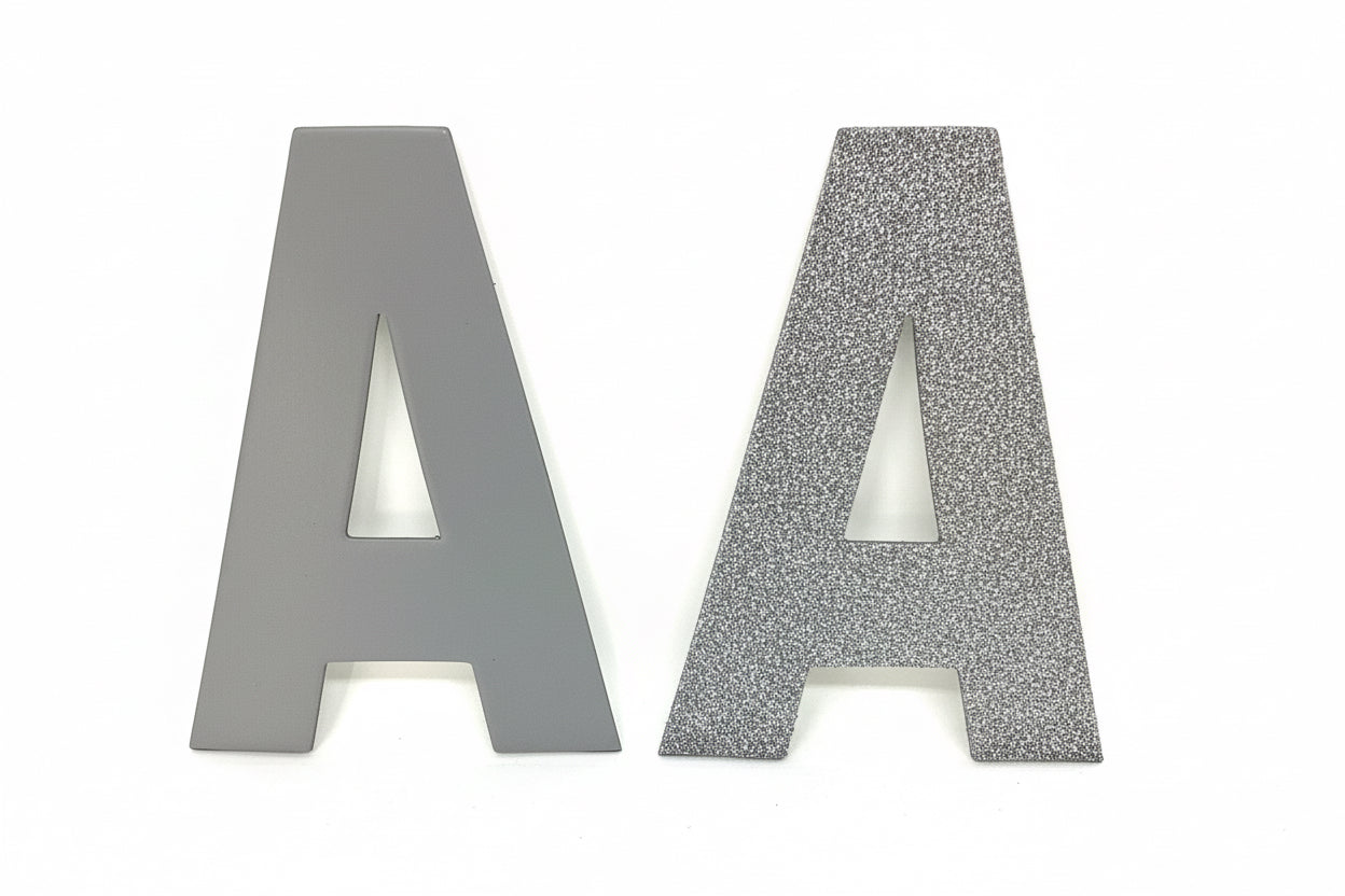 ALPHABET CARDBOARD STICKER-SILVER