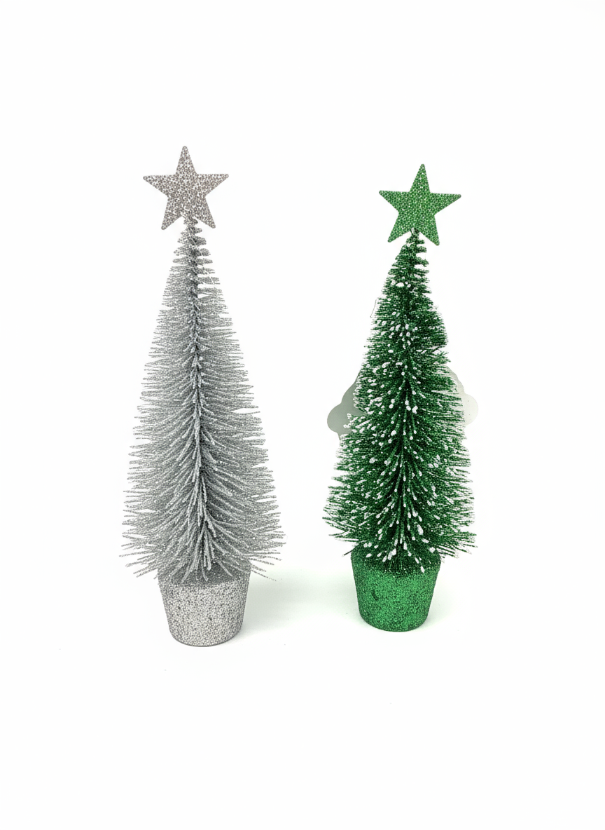 XMAS TREE 7.5" SNOW DUSTED