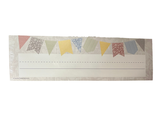 CLASSROOM COTTAGE FLAT NAME PLATES 36PCS