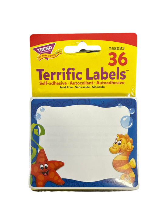 NAME TAG SEA BUDDIES 36 PC