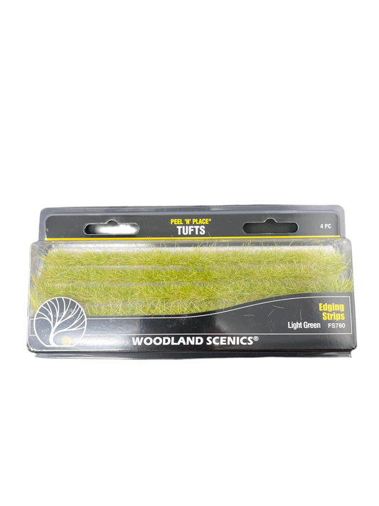 LIGHT GREEN EDGING STRIPS 3/8" W X 1/2" H X 6 7/8"