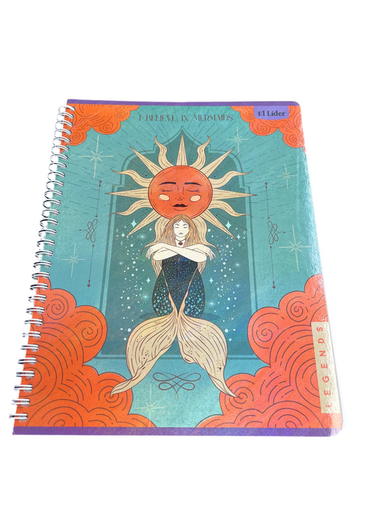 LIBRETA ESPIRAL LEGENDS FEM RAYADO VENTANA