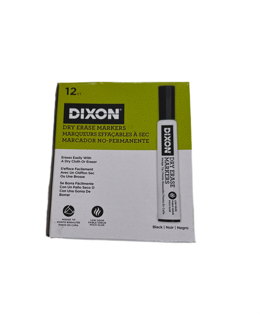 DRY ERASE MARKERS BLACK CJ.12